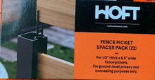 Hoft Fence Picket Spacer For 1/2” x 5.5” Fence Pickets Post Kits (22-Pack)
