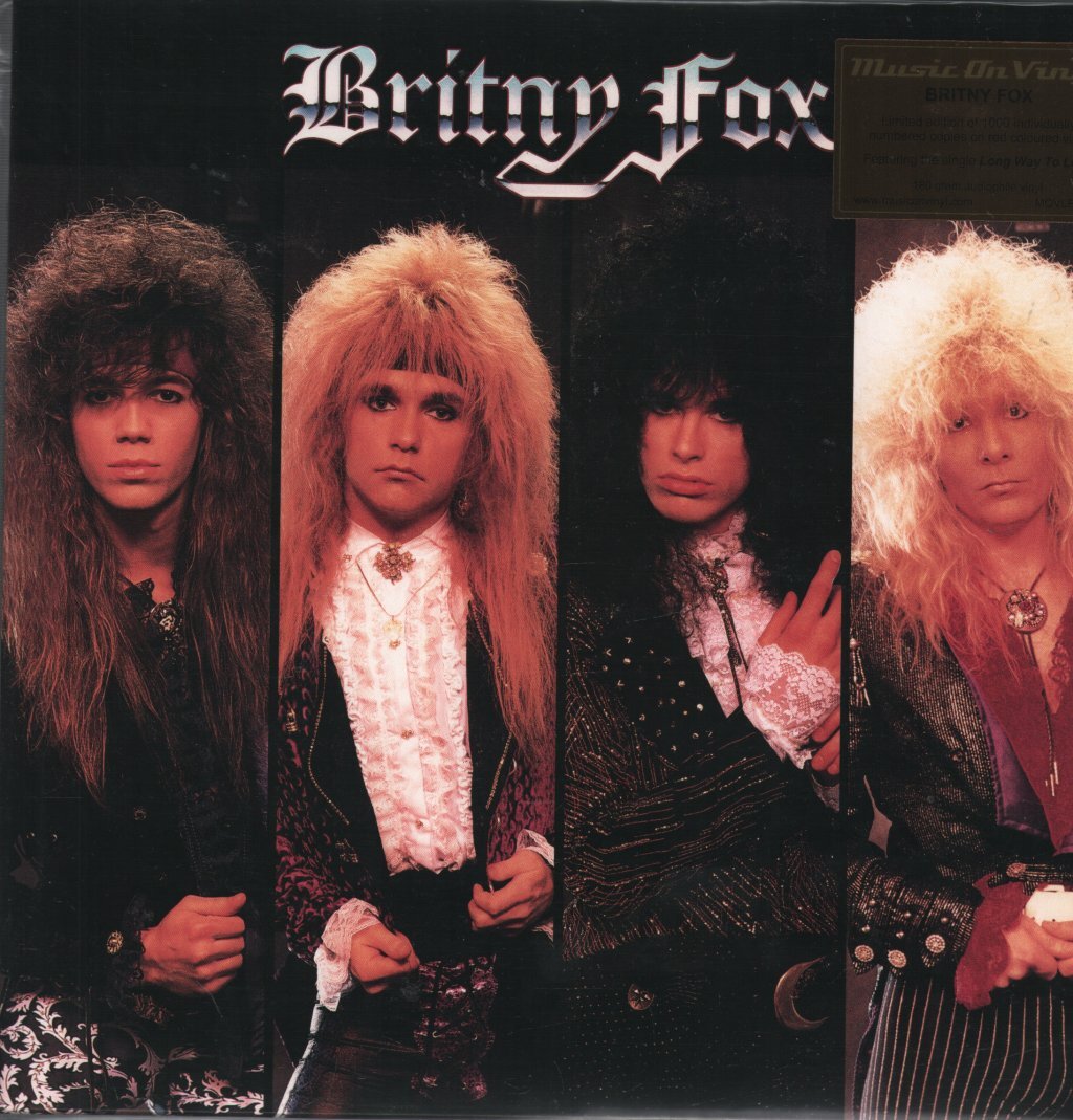 BRITNY FOX BRITNEY FOX LP VINYL Limited 180g audiophile red vinyl in numbered sl