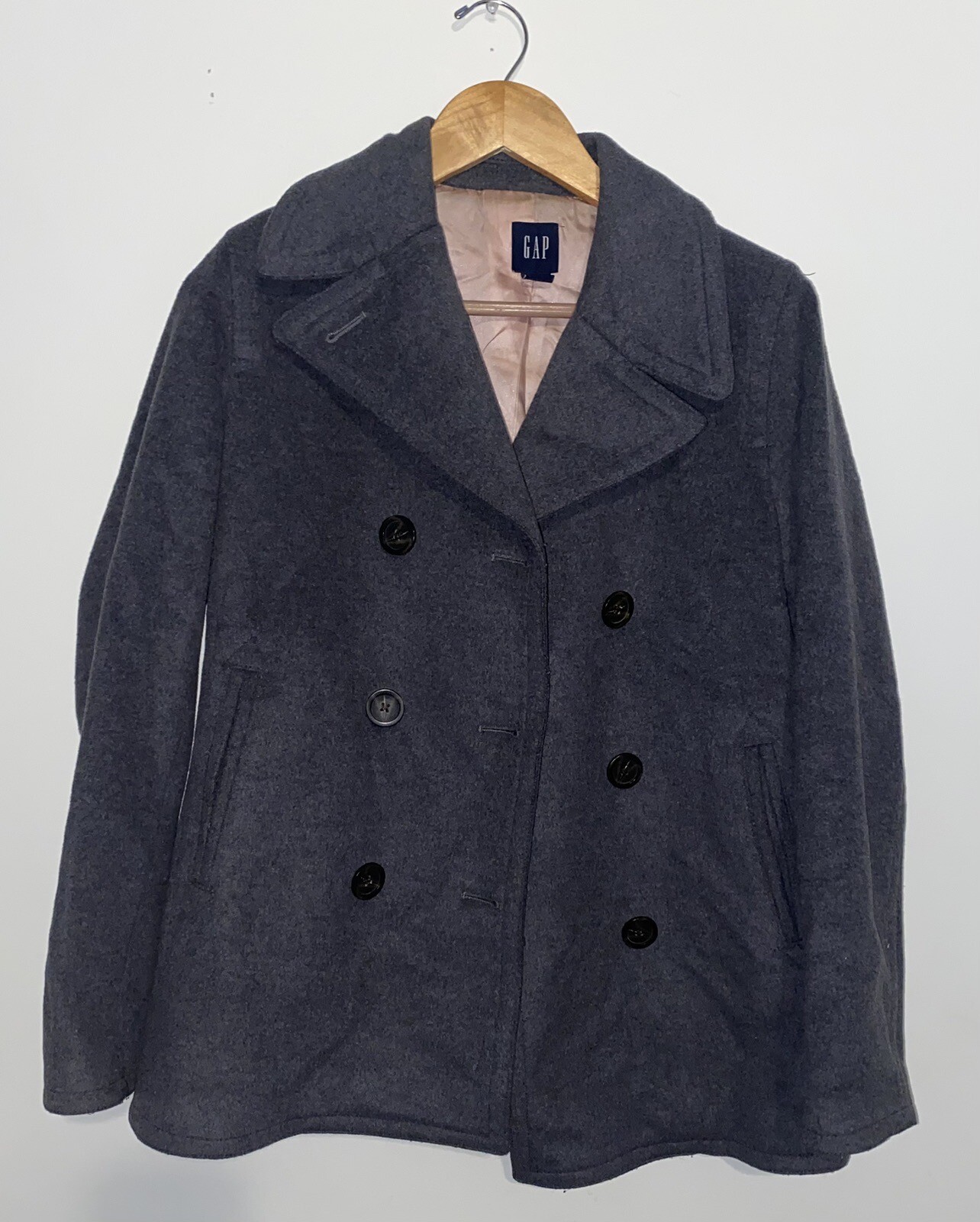 GAP Double Breasted Pea Coat Jacket Size Small - image 3