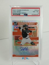 2021 Donruss Joey Bart RC Signature Series Autographed PSA 8 NM-MT - SF Giants