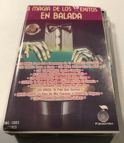La Magia De Los 15 Exitos En Balada Cassette 1991 Fonovisa - TMC-3003 - Picture 2 of 4