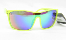 Body Glove SPORT Neon Yellow Mirrored Shield Sunglasses 100 UV BGSPT 2010 YLW