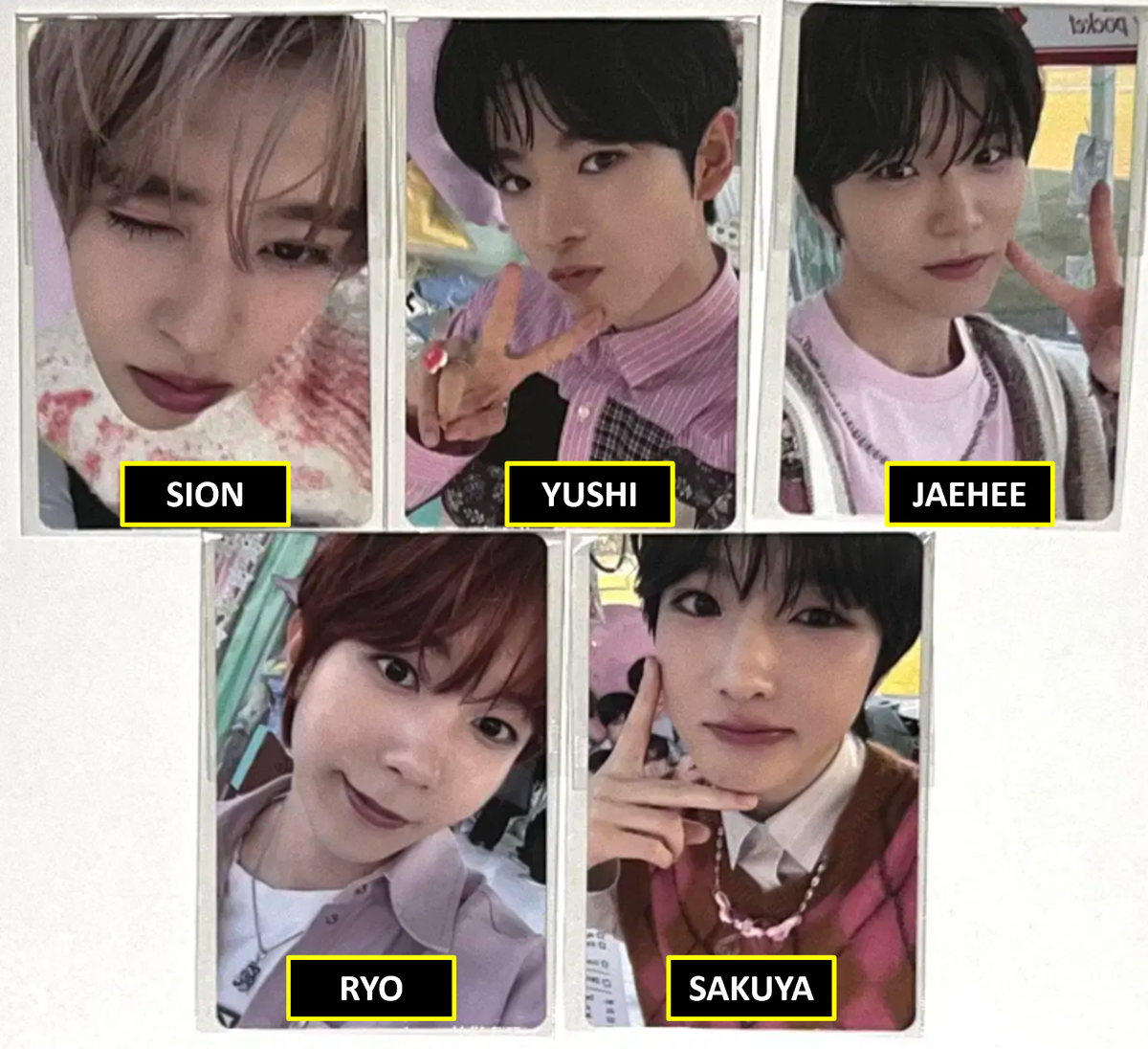 NCT WISH poppop IN THE BUBBLE INVITATION EVENT SM STORE PHOTOCARD