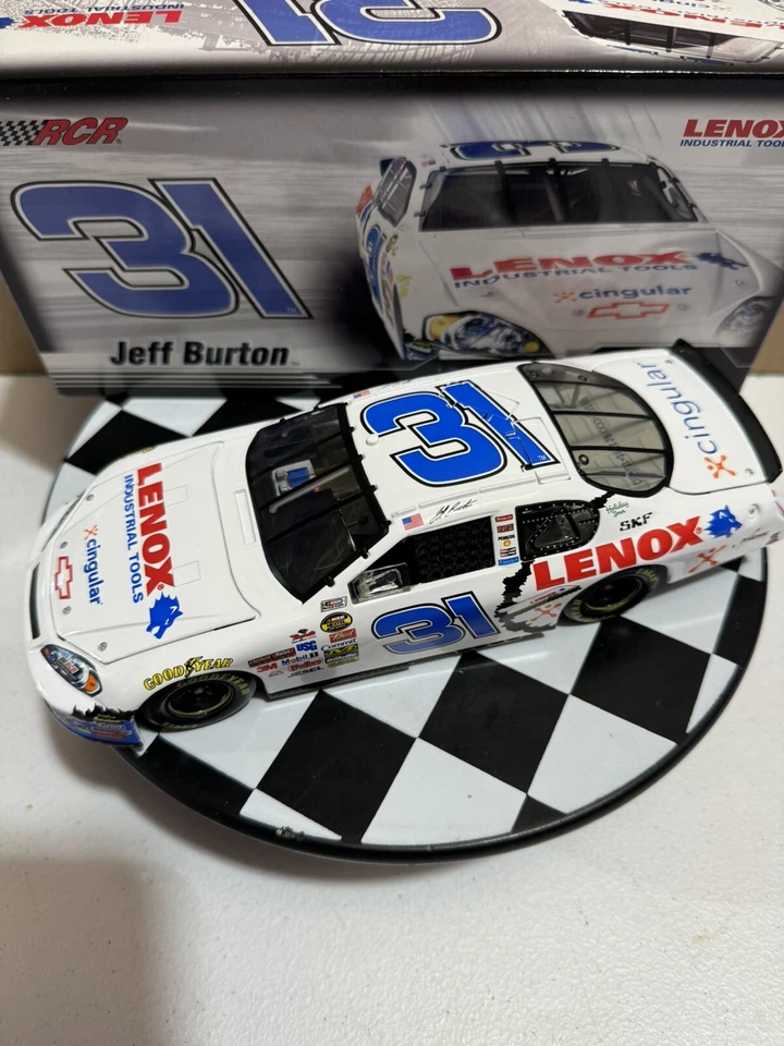 RARO* Jeff Burton #31 Lenox 2007 1/24 Nascar Diecast Foto 2 de 4
