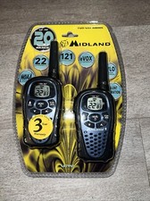 Midland Black 22 Channels Two-way Radio Walkie Talkie New 