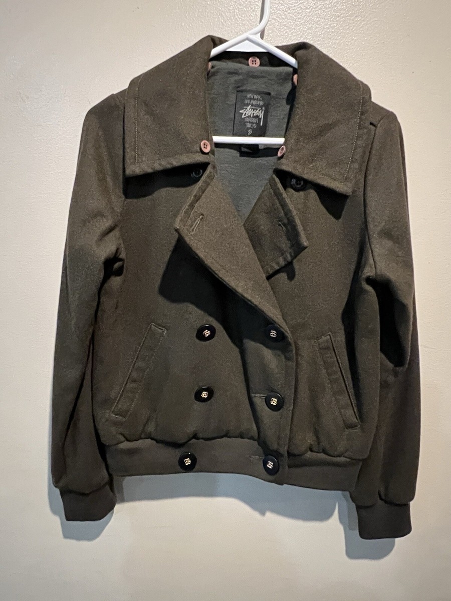 ビンテージ‼︎ STUSSYピーコート 楽天市場】ステューシー STUSSY Twill ピーコート デラックス(stussy