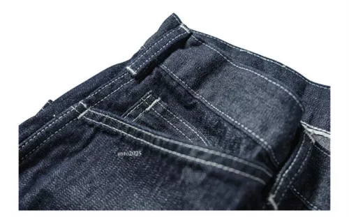 Bronson 1930s Dungarees Civilian Conservation Corps Work Pants 10oz Denim Jeans - Picture 20 of 36