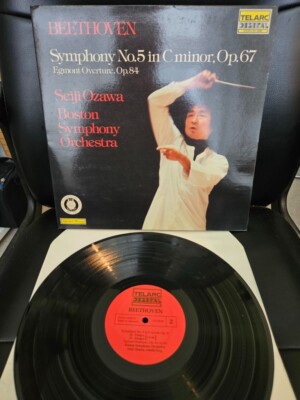 Ozawa Beethoven Symphony No.  5 TELARC Digital DG 10060 GERMANY AUDIOPHILE NM