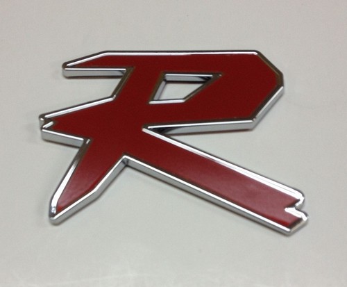 3D TYPE R JDM LOGO RED BADGE ABS EMBLEM CAR AUTO E-1511PR - Picture 3 of 5