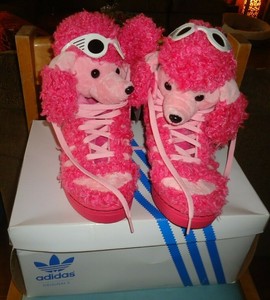 pink poodle adidas