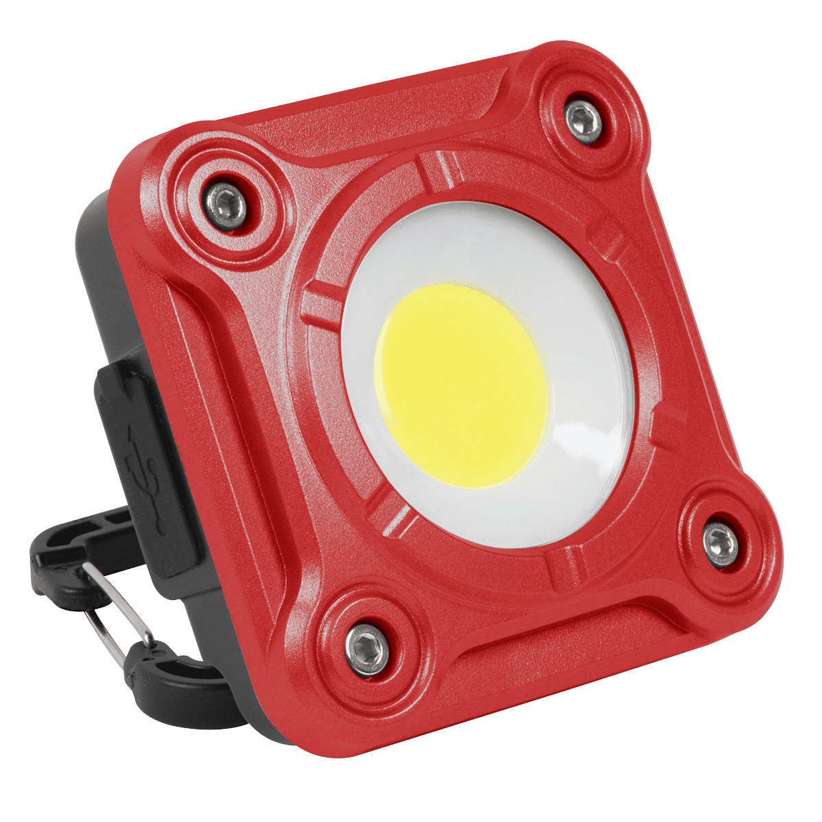 Sealey LED1000 Rechargeable Pocket Torch Lamp Floodlight 10W COB LED