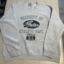 Vtg Lee Heavyweight Crew Neck Sweatshirt Grey Size Large Made In USA 90  s Grunge