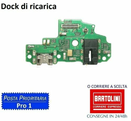 compatibile con HUAWEI P30 / ELE-L09 ELE-L29 RICAMBIO CIRCUITO MODULO SCHEDA PORTA USB IN CONNETTORE jack DI CARICA RICARICA + MICROFONO CHIAMATE DC BOARD SYNC DATI +IN JACK CUFFIE