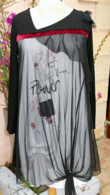 Kleid oder Tunika lang * Mode gehört dir * LMV Gr. 40 Mod.MISS neu s/et