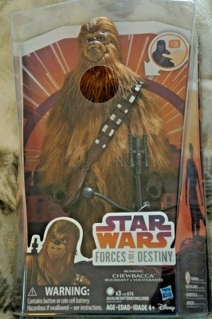 star wars forces of destiny roaring chewbacca adventure figure