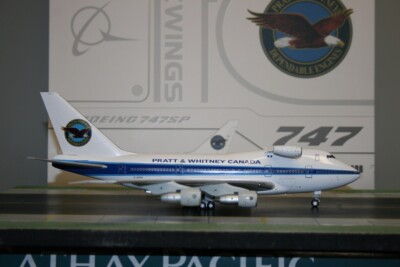 JC Wings 1:200 Pratt and Whitney Boeing 747SP C-GTFF (XX20286