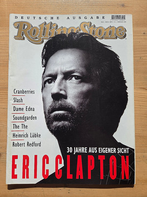 Eric Clapton, Soundgarden - Chris Cornell - Rolling Stone Magazin Nr. 2 Feb 1995