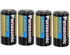 4 Panasonic CR123A Cr123 CR 123 Lithium Battery 2027