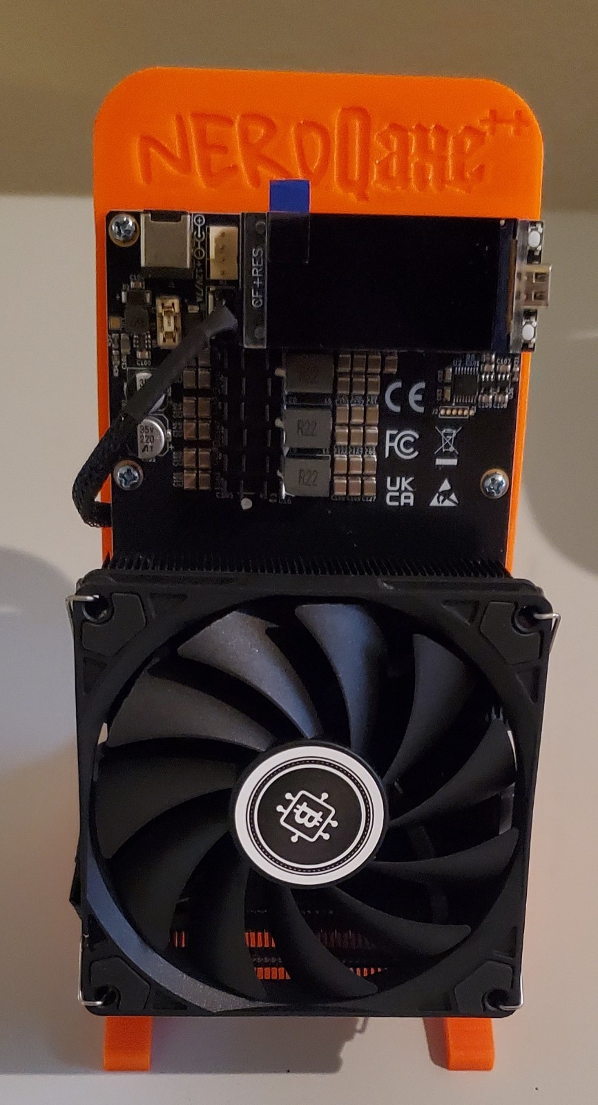 New - NerdQaxe++ 4.8TH/s Rev5.1 Bitcoin BCH Solo Miner SHA-256 ASIC w/ Stand PSU