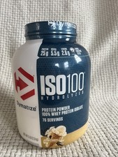 Dymatize ISO 100 Whey Protein Isolate -Gourmet Vanilla 5 LB 76 Servings Exp 6/26
