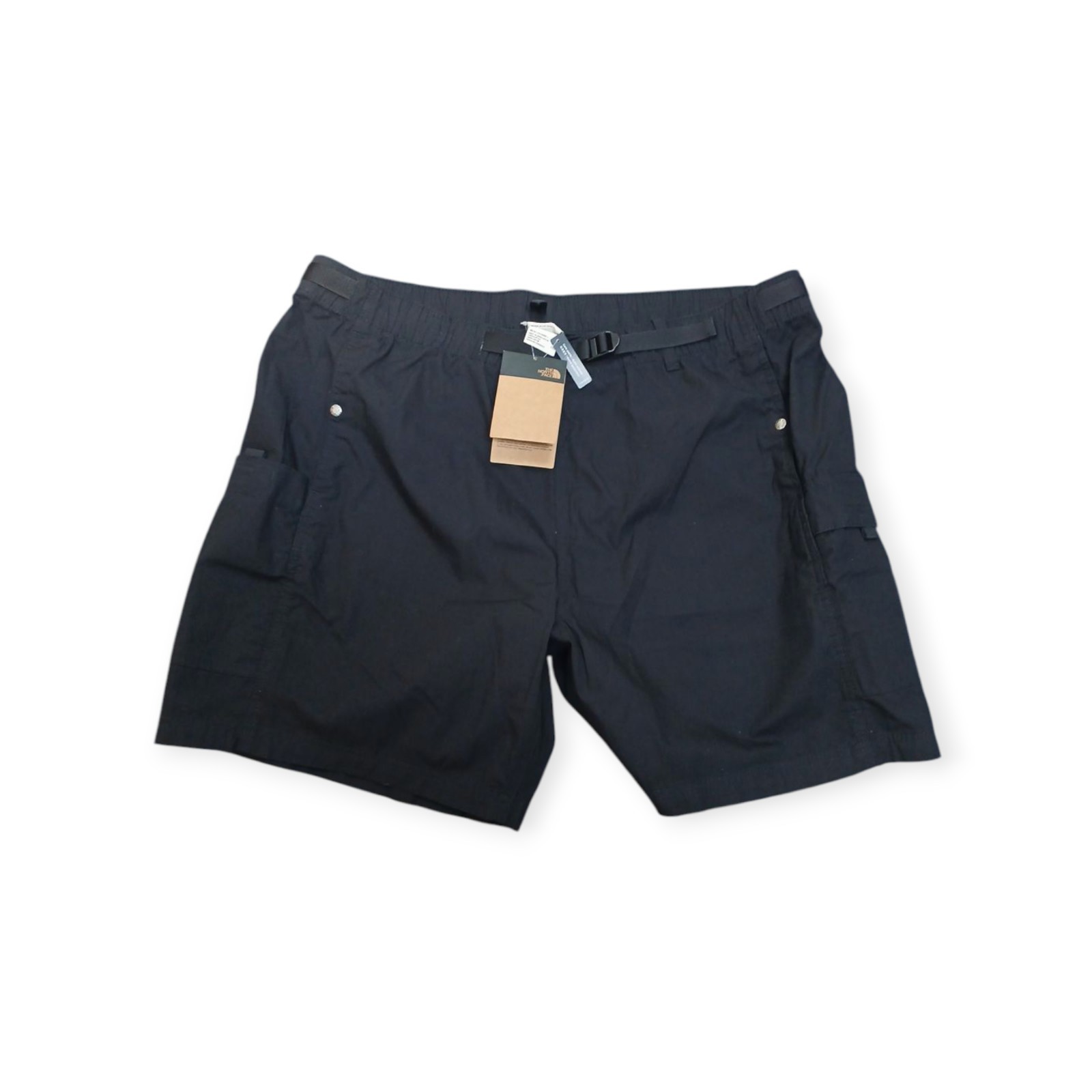 The North Face NWT Ripstop Cargo Easy Shorts Mens Size XXL 2XL Belt Black