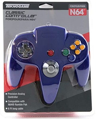 Accessory N64: Classic Controller Blue (Teknogame) (US IMPORT) ACC NEU