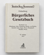 Grüneberg BGB Kommentar 82. Auflage 2023 C.H...