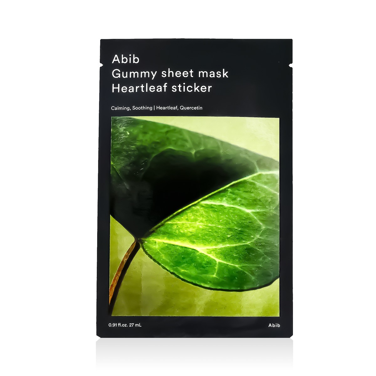 Клейкая листовая маска Abib Heartleaf Sticker 27 мл