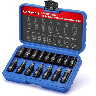 Torx E-torx Bit Set 16 pcs Kreuzschlitz Schrauberbits Werkzeug