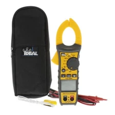 IDEAL TRMS Clamp Meter 400-Amp 600V AC/DC Digital w/ NCV + Temp Audible Alert