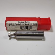 KEO #302  21/64 Dia. x .094w 1/2 Shank  RH Str. 8 Flute Hss Keyseat Cutter New