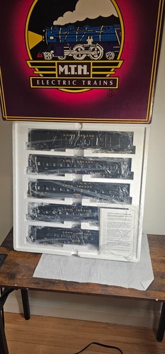 MTH 20-4046 O Long Island Premier 70' Madison Personenwagen Set (5er Set) LN | Zustand: Used