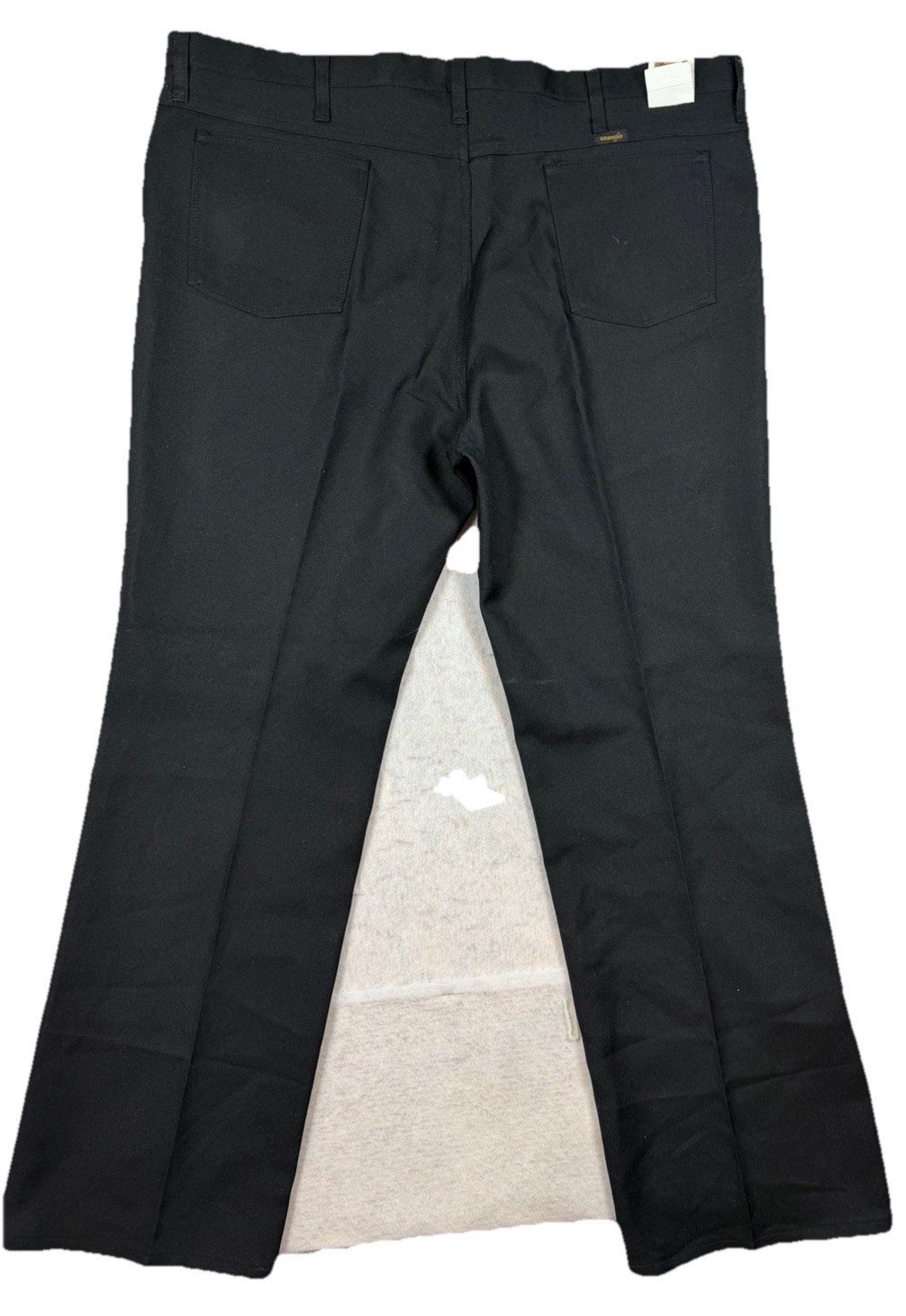 NWT Wrangler Wrancher Pants Black 46x32 82BK Polyester Men’s Dress Pant thumbnail 2