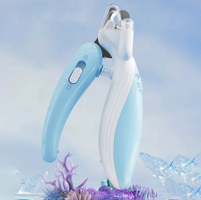 Pet Nail Clipper with LED Light Dog Cat Nail Trimmer Safe Grooming Tool