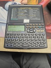 Sharp YO-140 32KB Electronic Organizer PDA Vintage LCD Screen Issue Parts Repair
