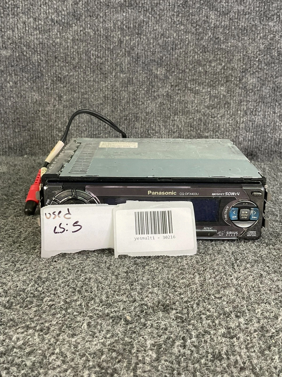 Panasonic CQ-DFX403U 🔊 50Wx4 CD Car Stereo Head Unit – MOSFET