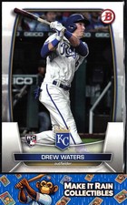 Drew Waters 2023 Bowman #5 Kansas City Royals Rookie RC