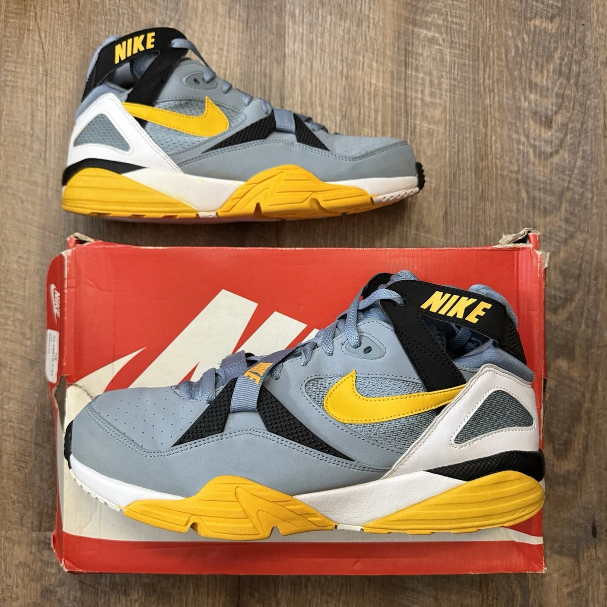 Nike Air Trainer Max 91 Stone Grey Medium Yellow for Sale