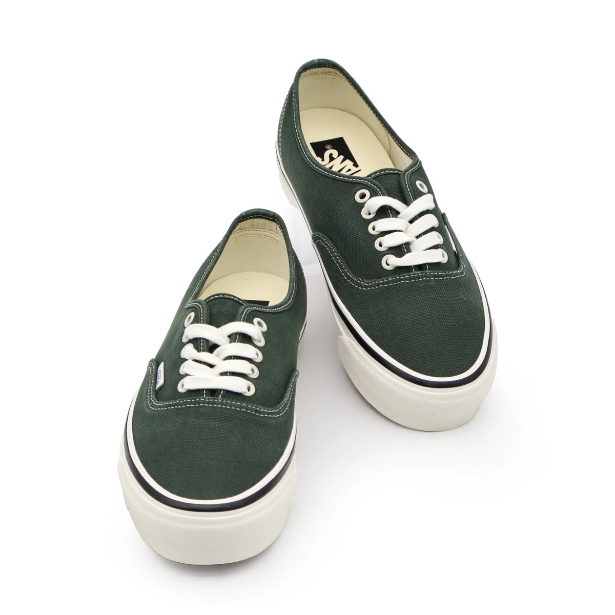VN000EBNKEL Vans Premium Authentic 44 Duck Canvas Kelp Green 