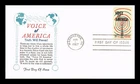 US COVER VOICE OF AMERICA FIRST DAY ISSUE KHOL KRAFT CACHET