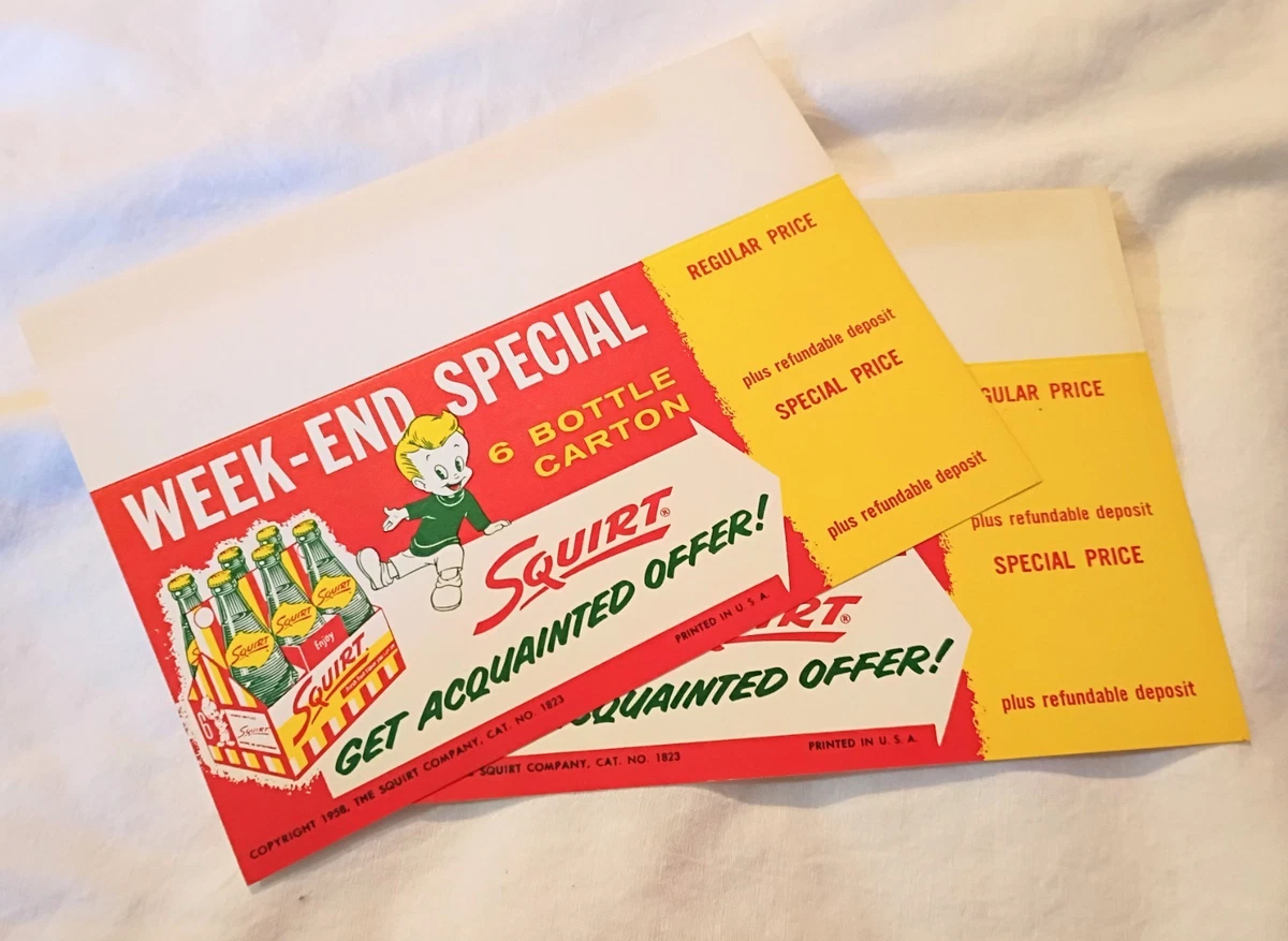 Squirt Advertising for sale | eBay