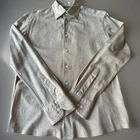 Eton Shirt Men’s Medium Light Brown Knit Pique Cotton Brand New RRP £210