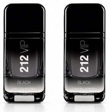Carolina Herrera 212 VIP Men Black Eau De Parfum 50ml (Pack of 2)