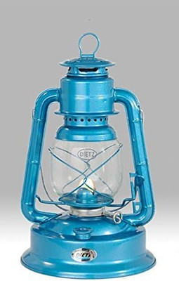 #1 Little Wizard Oil Lamp Burning Lantern Blue