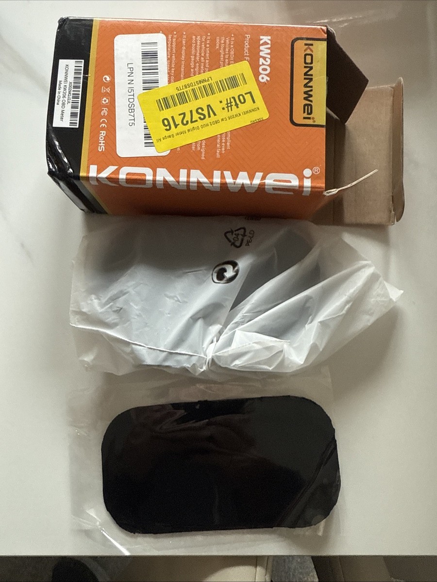 Konnwei KW206 OBD2 – Ordinateur De Bord Auto, Scanner Diagnostic, Affichage Numérique
