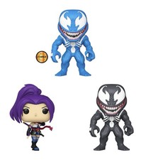 Funko Pop Marvel Rivals Venom #1218 Psylocke #1217 Chase Set +Protector *Presale
