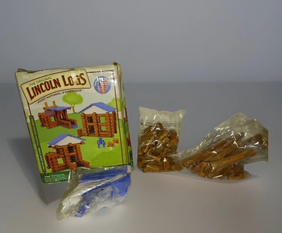 Lincoln Logs 'Prairie Creek Store' #00832/88 un./paquetes interiores sin abrir- K'nex Foto 3 de 4