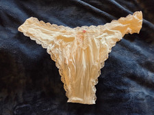 Victorias Secret Dream Angels Brazilian Panties White/Ivory Color