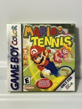 Mario Tennis (Nintendo Gameboy Color Game Boy GBC) Complete CIB - Authentic