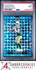 2024 PANINI MOSAIC REACTIVE BLUE PRIZM #78 JORDAN LOVE POP 2 PSA 9
